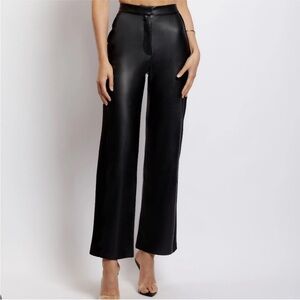 NEW with tags meshki Alice suede faux leather pants size large